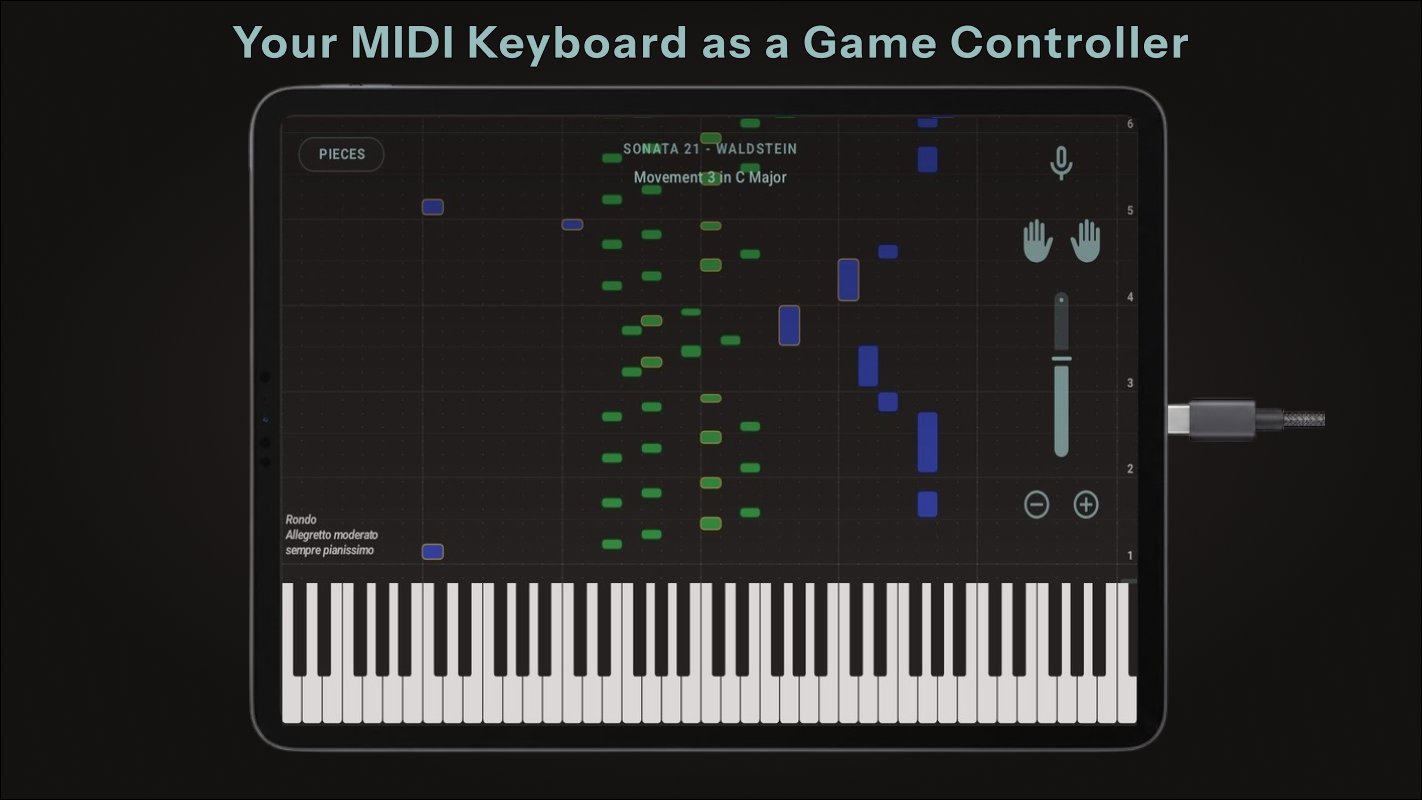 Play Piano Interface